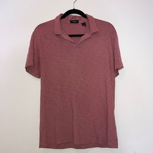 Theory Open Collar Polo